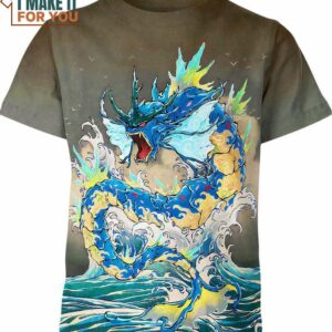 Gyarados Japan Art Pokemon Shirt, Best Gift Ideas for the Ultimate Pokemon Lover