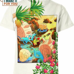 Omastar Pokemon Shirt, Pokemon Graphic Tees