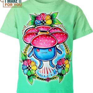 Vileplume Pokemon Shirt, Perfect Birthday Gift for Pokemon Fans Vileplume Pokemon Shirt, Perfect Birthday Gift for Pokemon Fans