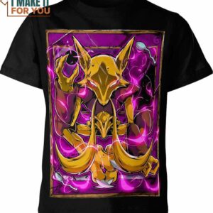 Alakazam Pokemon Shirt, Perfect Present for Pokemon Fans