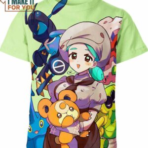 Grass Pokemon Shirt, Pokemon Collage T-Shirt