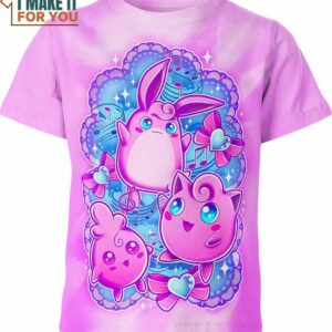 Jigglypuff Pokemon Shirt, The Ultimate Pokemon Themed Apparel