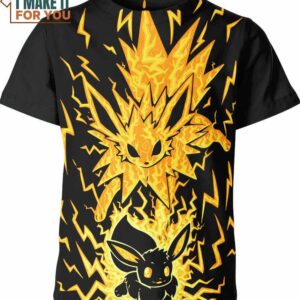 Jolteon Eevee Pokemon Shirt, Cool Pokemon Gifts