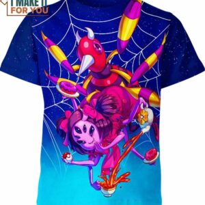 Muffet X Ariados Pokemon Shirt, Exceptional Presents for Your Favorite Pokemon Enthusiast