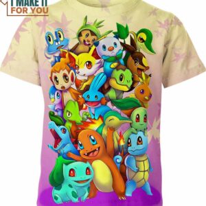 Pokemon The Starters Shirt, Best Pokemon Gifts