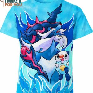 Samurott Pokemon Shirt, Stylish Pokemon 3D Printed Tee