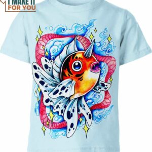 Seaking 3D Art Pokemon Shirt, Ultimate Pokemon Gift
