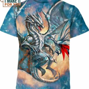 Silver Dragon X Skarmory Pokemon Shirt, Best Gift Ideas for the Ultimate Pokemon Lover Silver Dragon X Skarmory Pokemon Shirt, Best Gift Ideas for the Ultimate Pokemon Lover