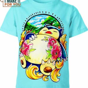 Snorlax 3D Art Pokemon Shirt, Exclusive Pokemon Birthday Gifts Snorlax 3D Art Pokemon Shirt, Exclusive Pokemon Birthday Gifts