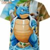 Blastoise Pokemon 3D Shirt, Top Pokemon Gifts for Adults