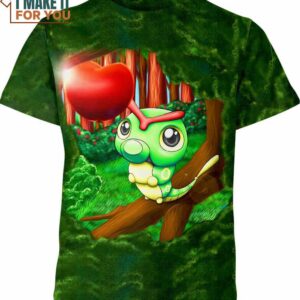 Caterpie Pokemon Shirt, Exclusive Pokemon Birthday Gifts