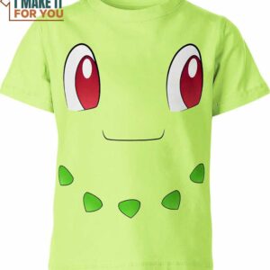 Chikorita Classic Pokemon Shirt, Best Pokemon Gifts