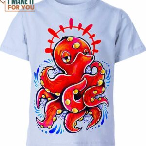 Octillery Pokemon Shirt, The Perfect Wardrobe Addition for the Pokemon Lover