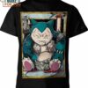 Snorlax Japan Tattoo Pokemon Shirt, Top-Rated Pokemon T-Shirts