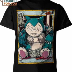 Snorlax Japan Tattoo Pokemon Shirt, Top-Rated Pokemon T-Shirts Snorlax Japan Tattoo Pokemon Shirt, Top-Rated Pokemon T-Shirts