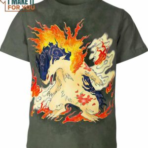 Typhlosion Japan Art Pokemon Shirt, Best Pokemon Gifts for Your Loved Ones