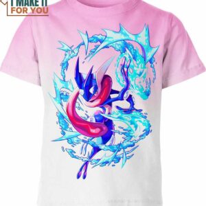 Greninja 3D Pokemon Shirt, Unforgettable Pokemon Gift