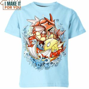 Magikarp Gyarados Pokemon Shirt, Exceptional Presents for Your Favorite Pokemon Enthusiast