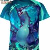 Mega Charizard X Blue Fire Pokemon Shirt, Apparel for the Pokemon Enthusiast