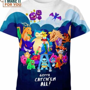 Pokemon Shirt, Show Off Your Love for Pokemon in Style