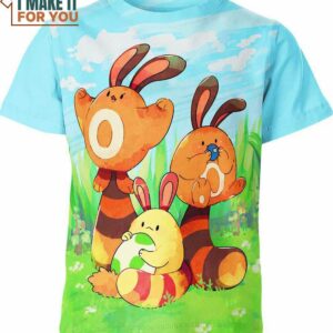Sentret Pokemon Shirt, 3D Tee for Pokemon Lovers