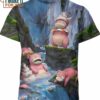 Slowpoke 3D Art Pokemon Shirt, Gifts for Pokemon Lovers