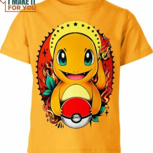 Charmander Pokemon Shirt, Pokemon 3D T-Shirts for Sale