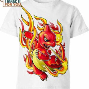 Charmeleon Pokemon Shirt, Top Pokemon Gifts for Adults