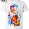 Classic Water Pokemon Shirt, Eye-catching Pokemon Apparel