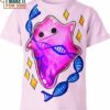 Ditto Warter Color Art Pokemon Shirt, Perfect Present for Pokemon Fans