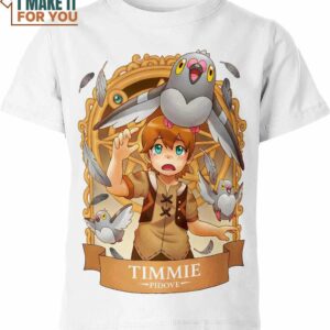 Timmie Genshin Impact and Pokemon Shirt, Unforgettable Pokemon Gift