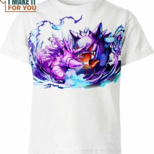 Gengar And Nidorino Pokemon Shirt, Best Pokemon Gifts for Your Loved Ones