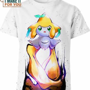 Jirachi 3D Pokemon Shirt, Pokemon Clothing for Adults