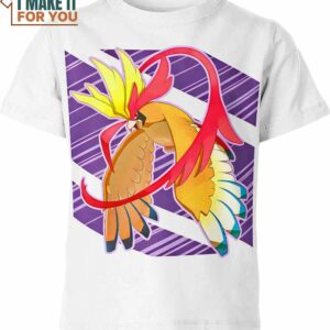 Mega Pidgeot Pokemon Shirt, Eye-catching Pokemon Apparel