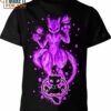 Mew And Mewtwo Pokemon Shirt, Stylish Pokemon 3D Printed Tee