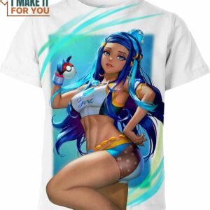 Nessa Pokemon Shirt, Unique Presents for the Stylish Pokemon Lover