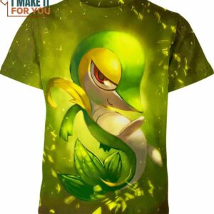 Snivy Pokemon Shirt, Unique Presents for the Stylish Pokemon Lover Snivy Pokemon Shirt, Unique Presents for the Stylish Pokemon Lover