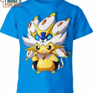 Solgaleo x Pikachu Pokemon Shirt, The Perfect Wardrobe Addition for the Pokemon Lover