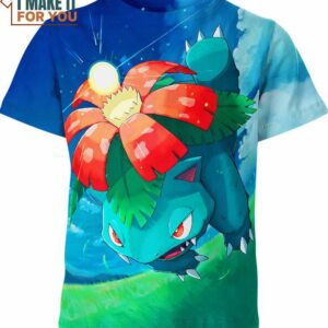 Venusaur Fighting Pokemon Shirt, Top-Rated Pokemon T-Shirts