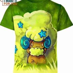 Whimsicott Pokemon Shirt, Perfect Pokemon Gift Idea