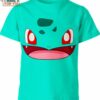 Bulbasaur Funny Face Pokemon Shirt, Exceptional Presents for Your Favorite Pokemon Enthusiast