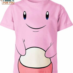 Chansey Funny Face Pokemon Shirt, Exclusive Pokemon Birthday Gifts
