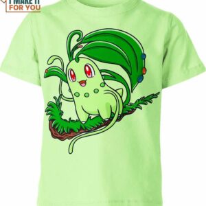 Chikorita Pokemon Nike Shirt, Adorable Pokemon Shirts
