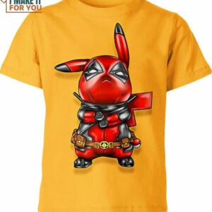 Deadpool X Pikachu Cool Pokemon Shirt, Special Edition Pokemon Christmas Shirts