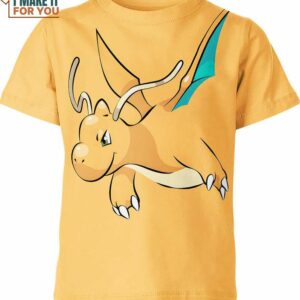 Dragonite Fly Sky Pokemon Shirt, Eye-catching Pokemon Apparel