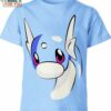 Dratini Classic Pokemon Shirt, Stylish Pokemon 3D Printed Tee