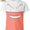 Electrode Funny Face Pokemon Shirt, Stylish Pokemon 3D Printed Tee