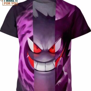 Gengar Haunter Gatsly Best Desgin Pokemon Shirt, Cool Pokemon Gifts