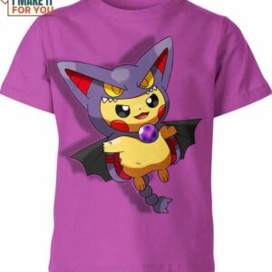 Gliscor x Pikachu Pokemon Shirt, Exclusive Pokemon Birthday Gifts