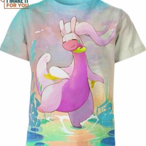 Goodra Beauty 3D Pokemon Shirt, Best Tees for Pokemon Enthusiasts